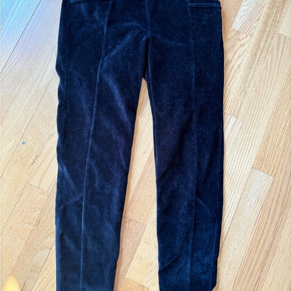 Athleta Black Velour Leggings Size Medium - Picture 4 of 4